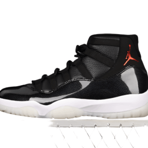 AIR JORDAN 11 RETRO 72-10 BLACK/BLACK/VARSITY RED