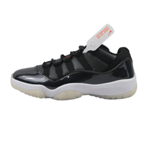 AIR JORDAN 11 RETRO LOW 72-10 BLACK/GYM RED/WHITE/SAIL