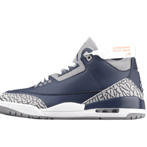 AIR JORDAN 3 RETRO GEORGETOWN MIDNIGHT NAVY/CEMENT GREY/WHITE