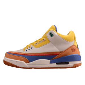 AIR JORDAN 3 RETRO GOKU BROWN/YELLOW/BEIGE/BLUE