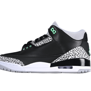 AIR JORDAN 3 RETRO GREEN GLOW BLACK/GREEN GLOW/WOLF GREY/WHITE