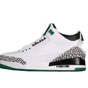 AIR JORDAN 3 RETRO OREGON PIT CREW WHITE/BLACK/GREEN