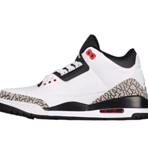 AIR JORDAN 3 RETRO WHITE/BLACK-CMNT GRY-INFRRD 23