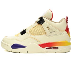 Air Jordan 4 White Blue Red