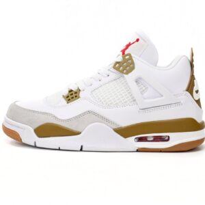Air Jordan 4 White Brown