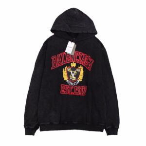 Balenciaga Black Crest Hoodie