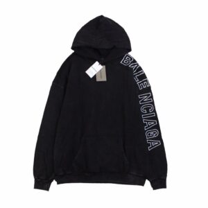 Balenciaga Black Oversized Hoodie