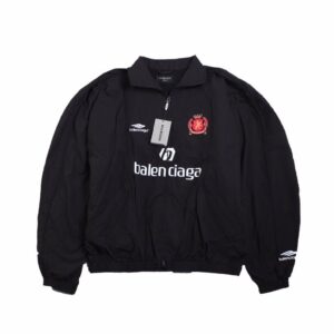Balenciaga Black Zip-Up Track Jacket