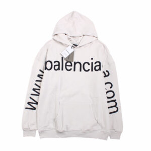 Balenciaga Off-White Oversized Hoodie
