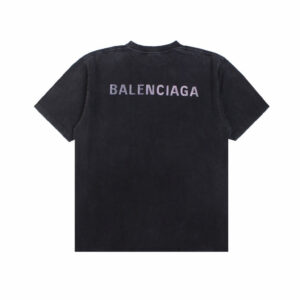 Balenciaga T-shirt with Washed Effect