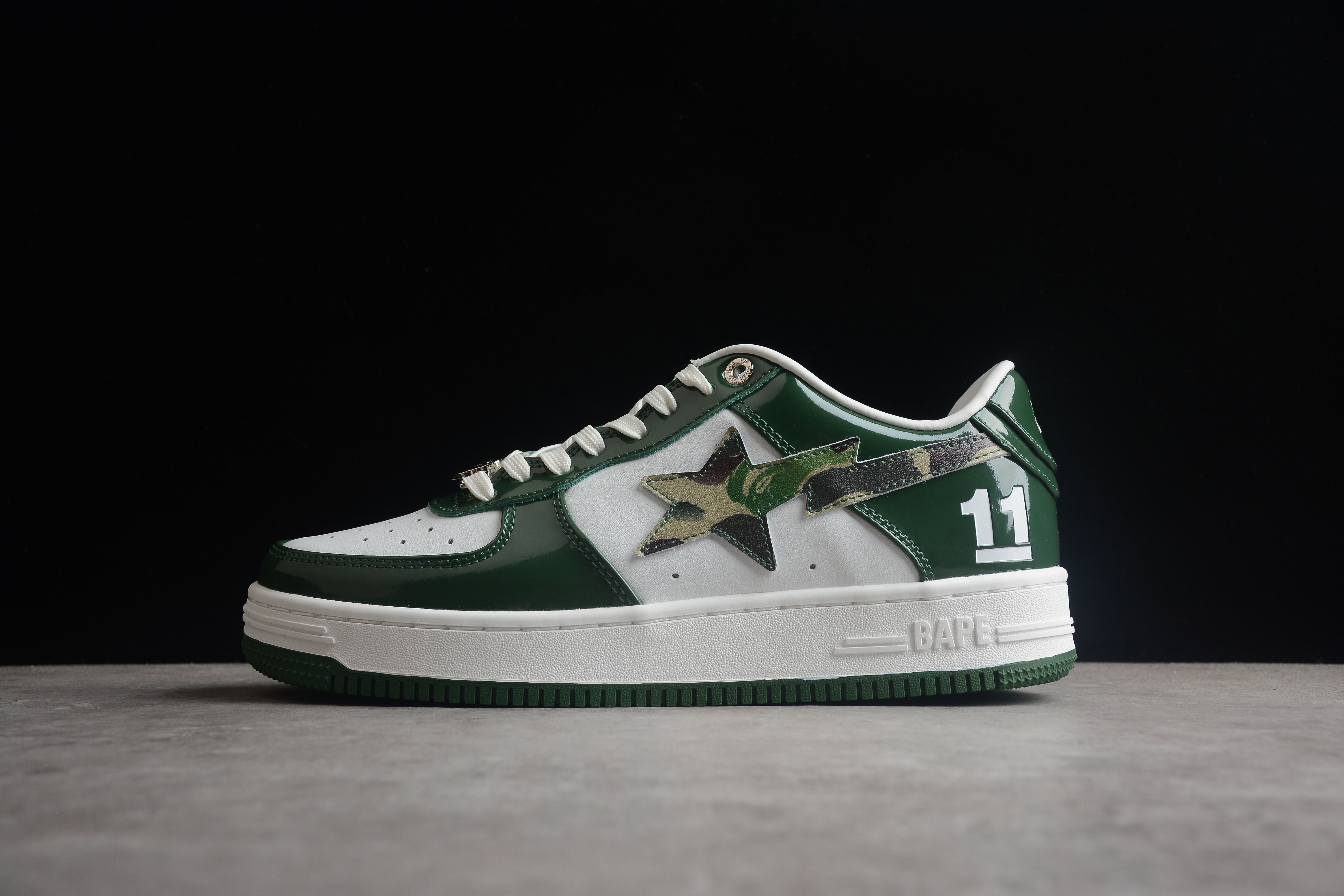 BAPE STA #11 Low Top Sneakers - Image 2