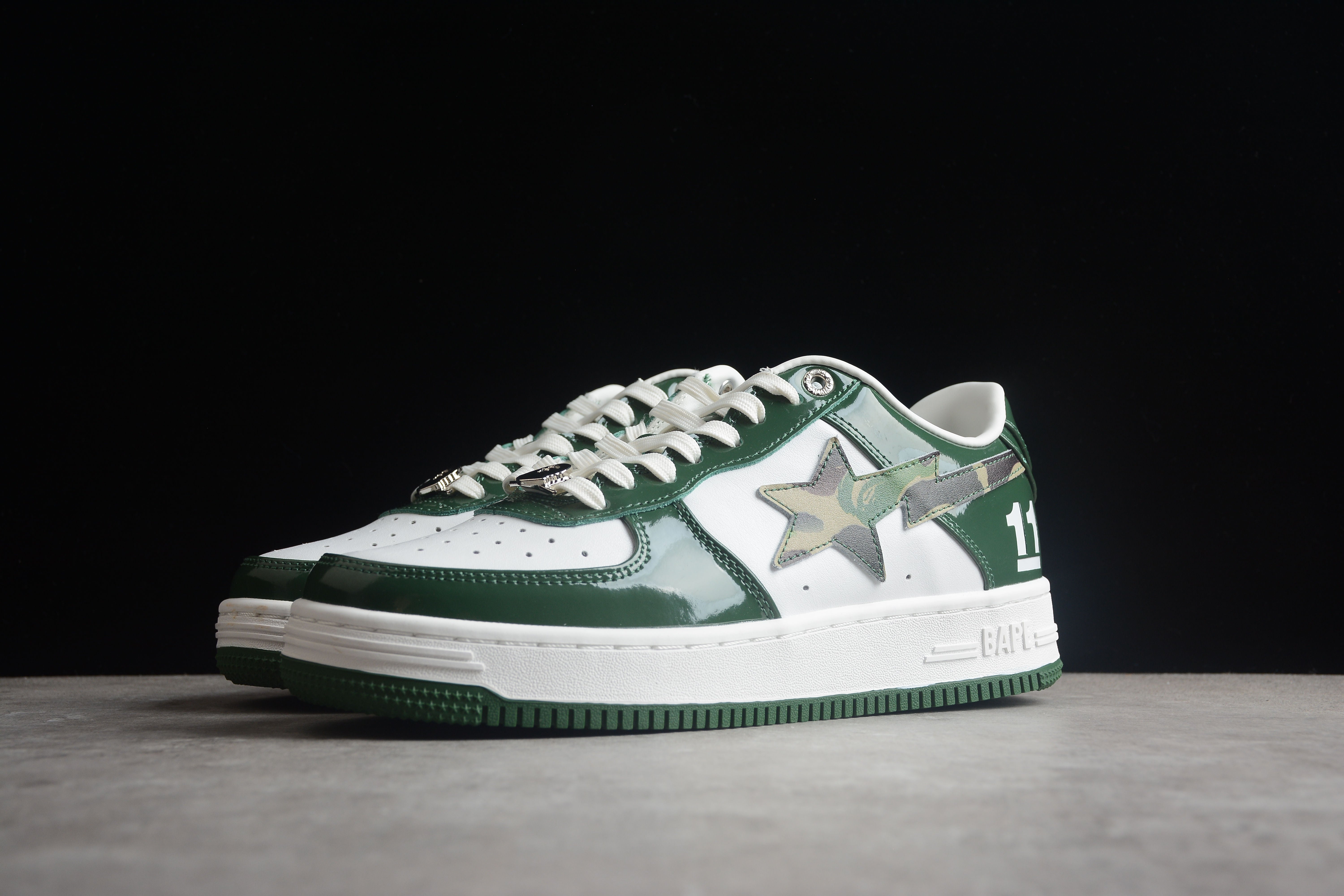 BAPE STA #11 Low Top Sneakers - Image 8