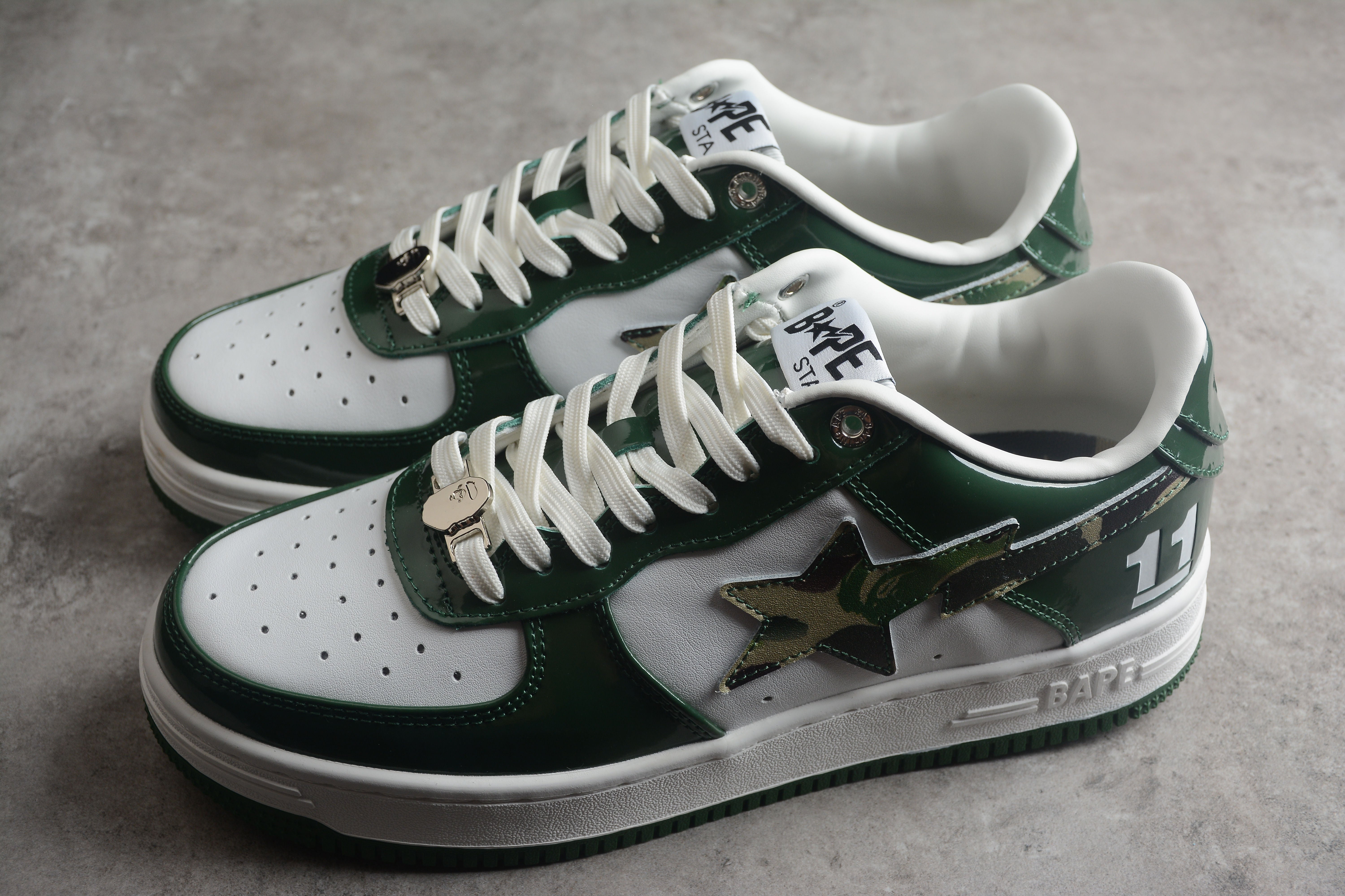 BAPE STA #11 Low Top Sneakers - Image 3