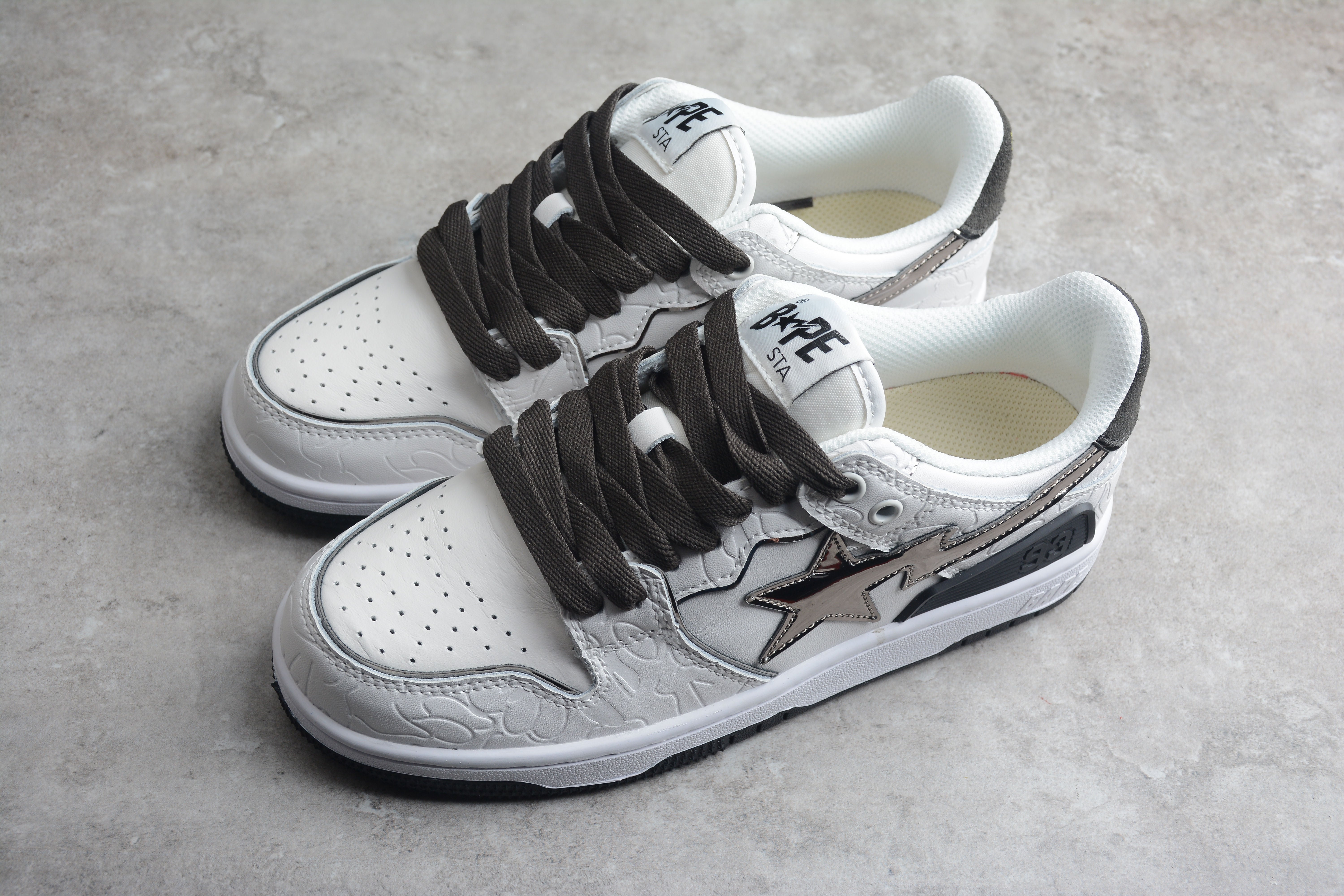 BAPE STA 93 Low Top Sneakers - Image 3