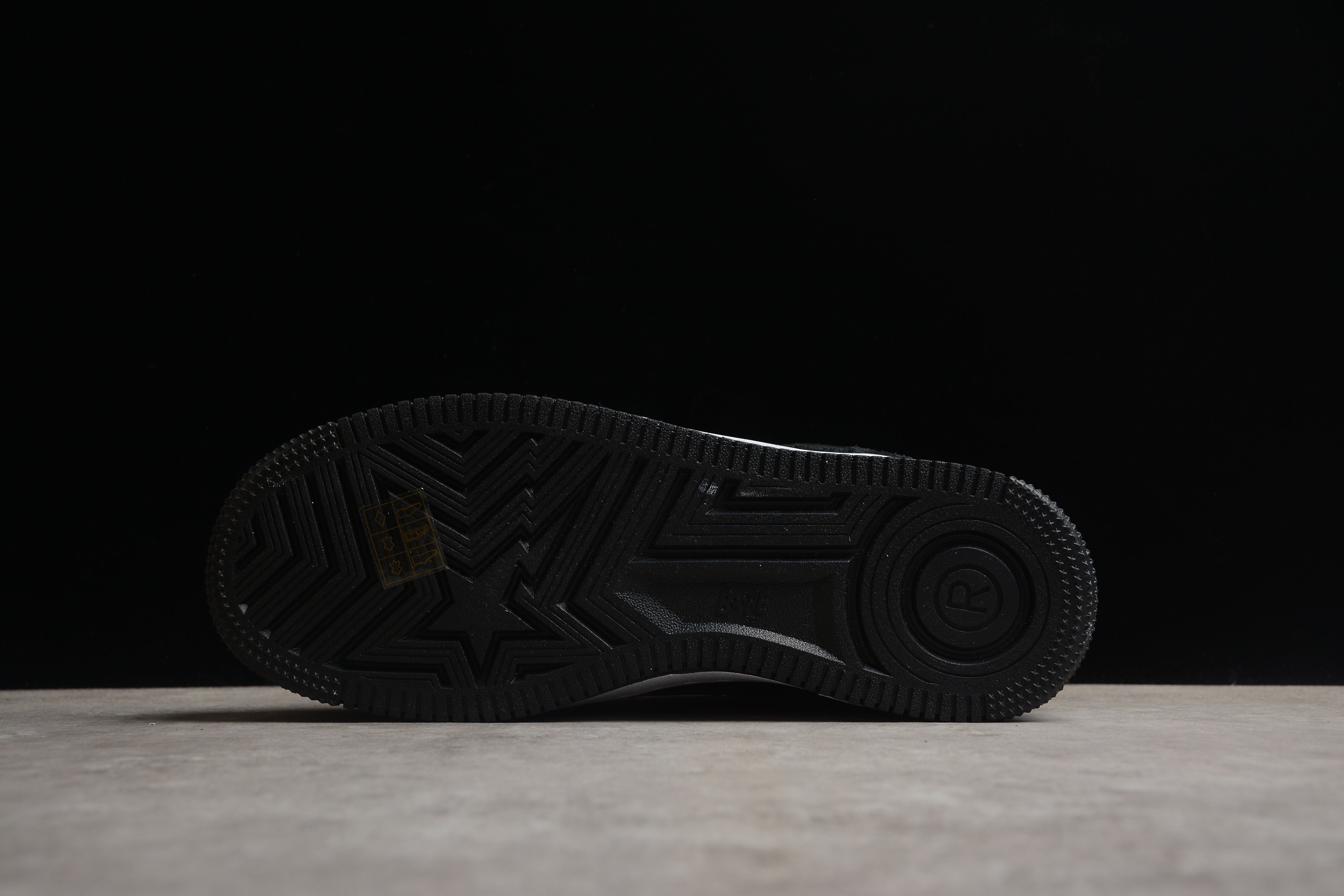 BAPE STA Low-Top Black Suede Sneakers - Image 5