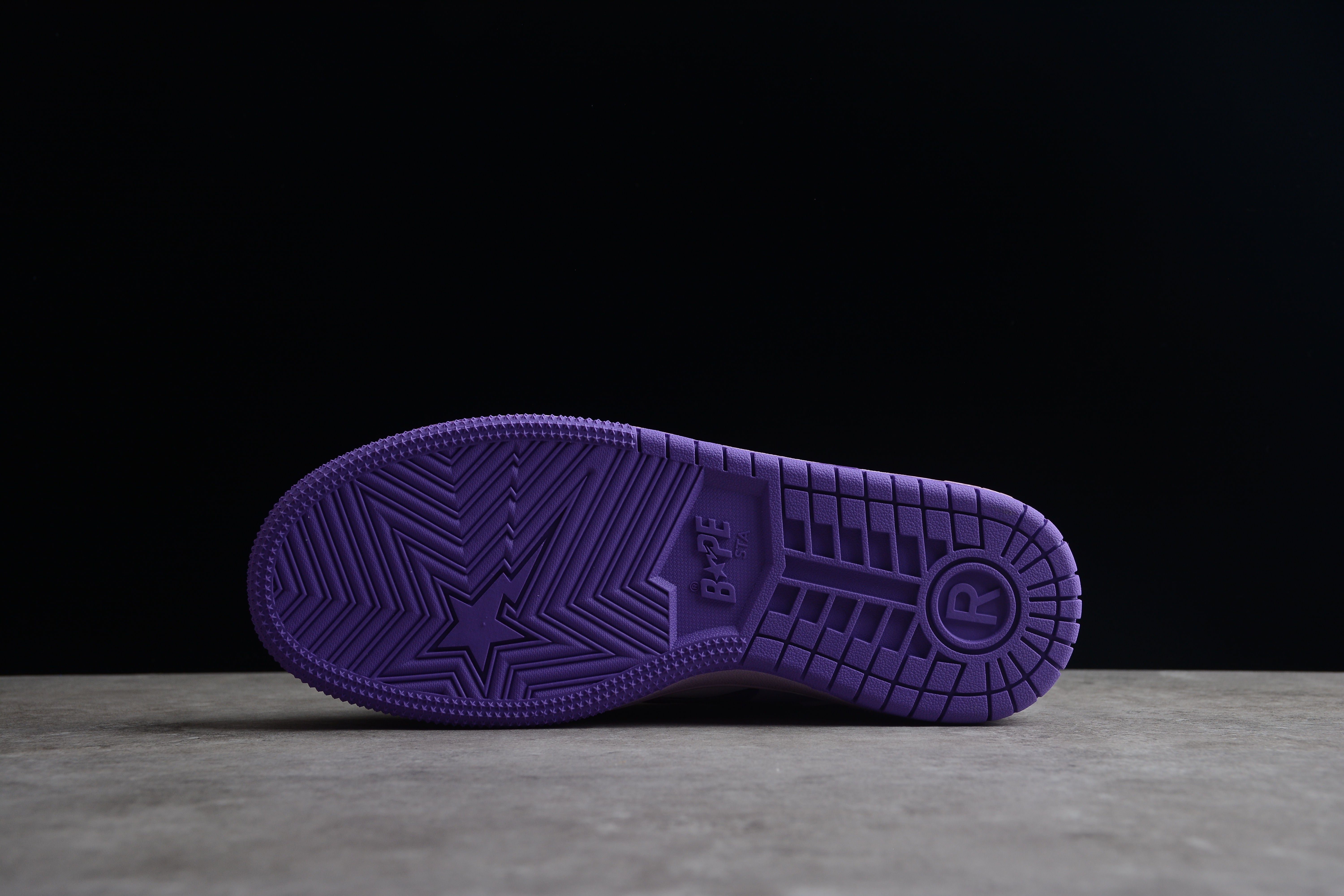 BAPE STA Low-Top Purple Gradient Sneakers - Image 5
