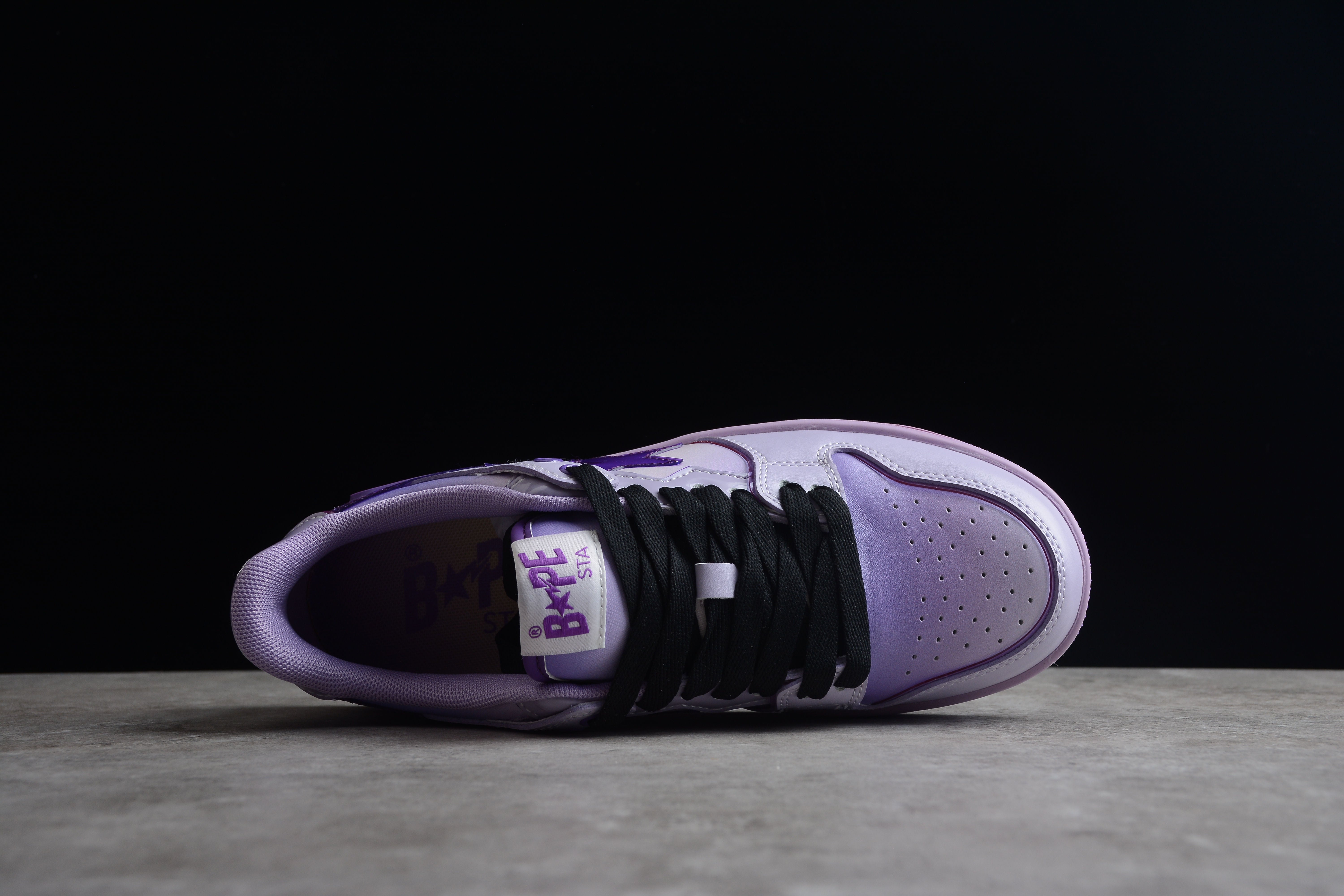 BAPE STA Low-Top Purple Gradient Sneakers - Image 6