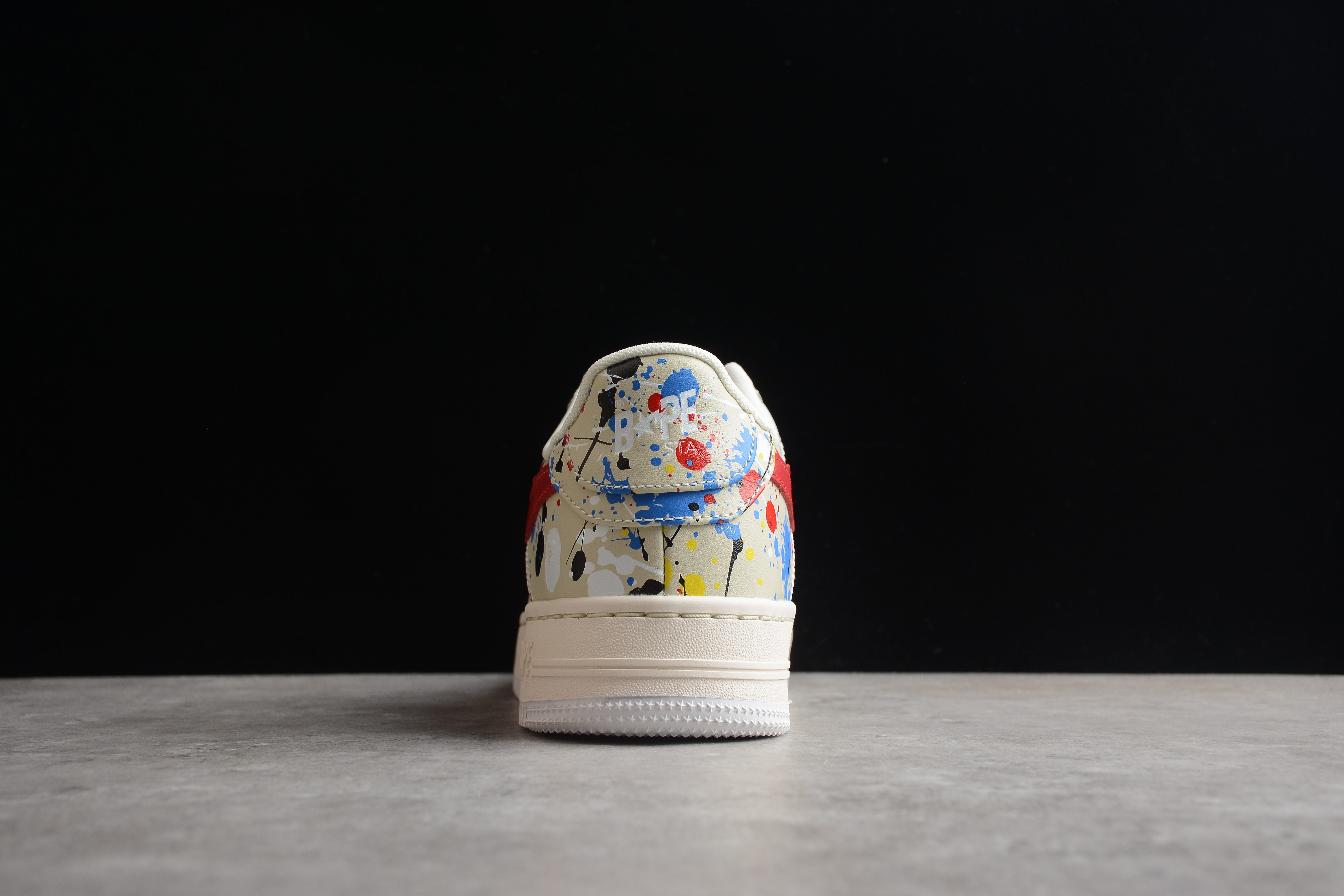 BAPE STA Splatter Low-Top Sneakers - Image 4