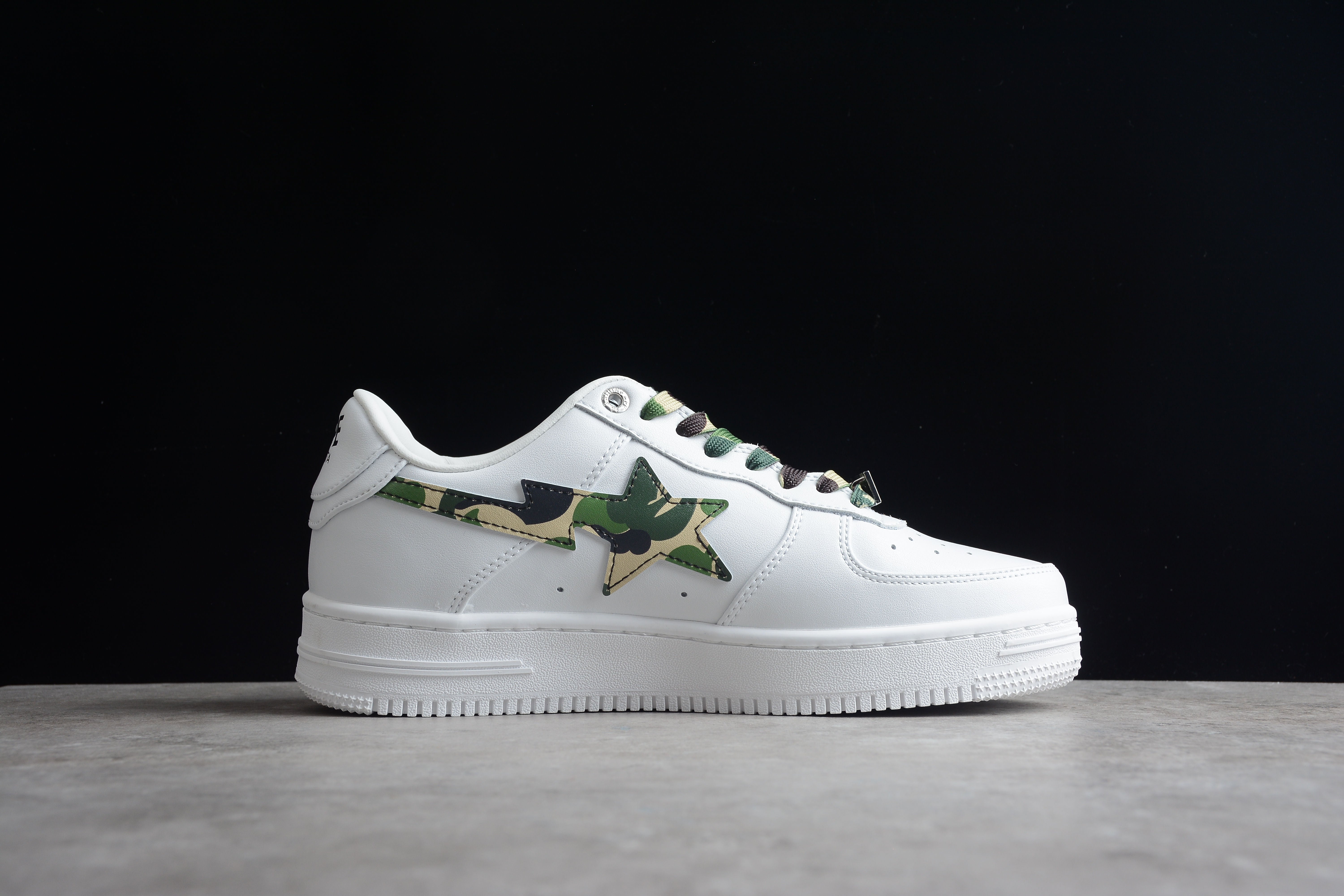 BAPE STA White Camo Edition Sneakers - Image 7