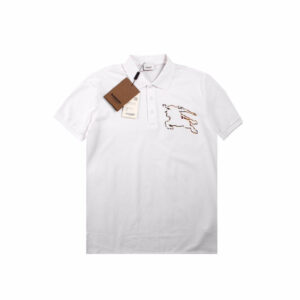 Burberry Embroidered Knight Polo - White