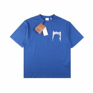 Burberry T-shirt with Gothic Logo (Blue)