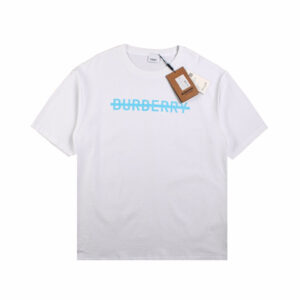 Burberry T-Shirt with Strikethrough Logo