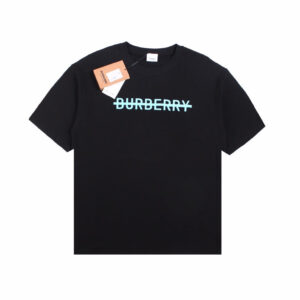 Burberry T-Shirt with Strikethrough Logo