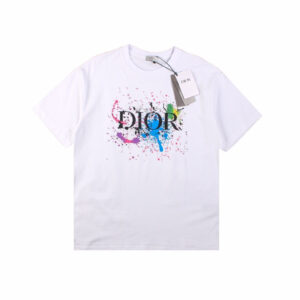 Dior Color Splash Graphic T-Shirt