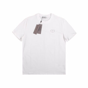 Dior Double D Logo T-Shirt (White)
