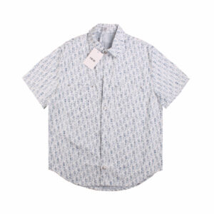 Dior Monogram Shirt (Blue/White)
