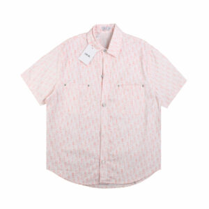 Dior Monogram Shirt (Pink/White)