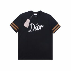 Dior Script Logo T-Shirt (Black)