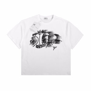 Dior T-Shirt with Artistic Logo Design