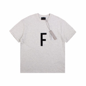 Fear of God Letter F T-Shirt (Light Grey)