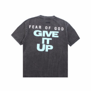 Fear of God T-Shirt with 'Give It Up' Text
