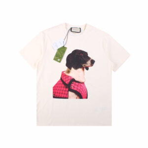 Gucci Dog Print T-Shirt