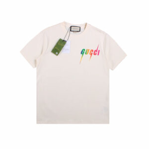 Gucci Lightning Logo T-Shirt (Cream)