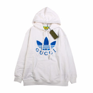 Gucci x Adidas White Hoodie