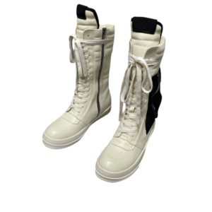 High-Top Leather Combat Boots