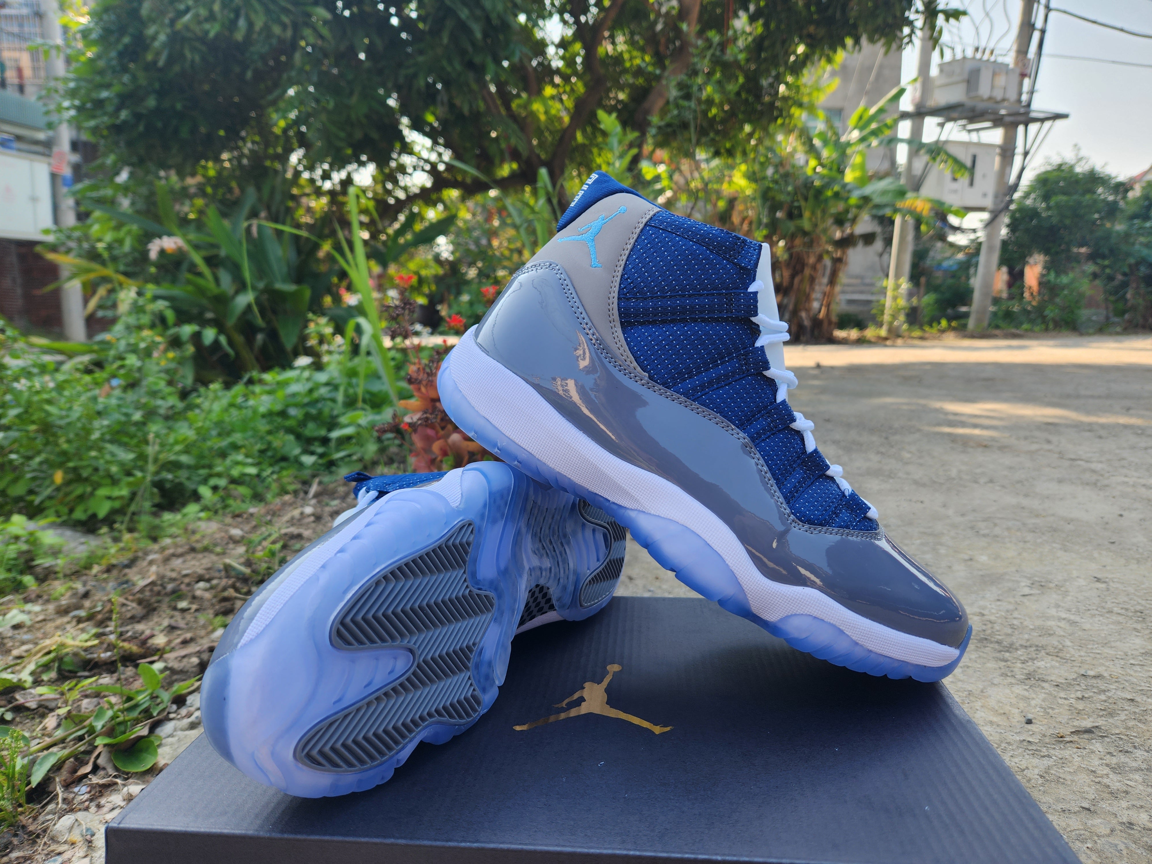JORDAN 11 "Deep Blue Grey" - Image 3