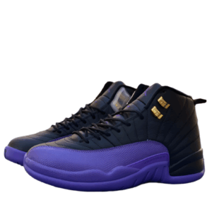 Jordan 12 Black/Field Purple-Metallic Gold-Taxi