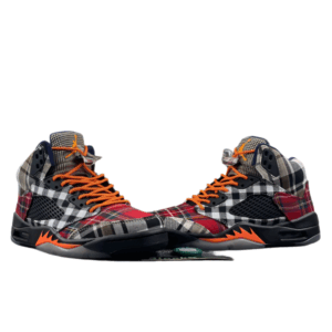 JORDAN 5 bold plaid multi-colorway