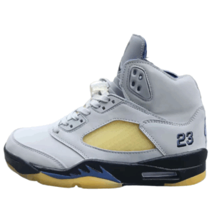 Jordan 5 Gray and Yellow