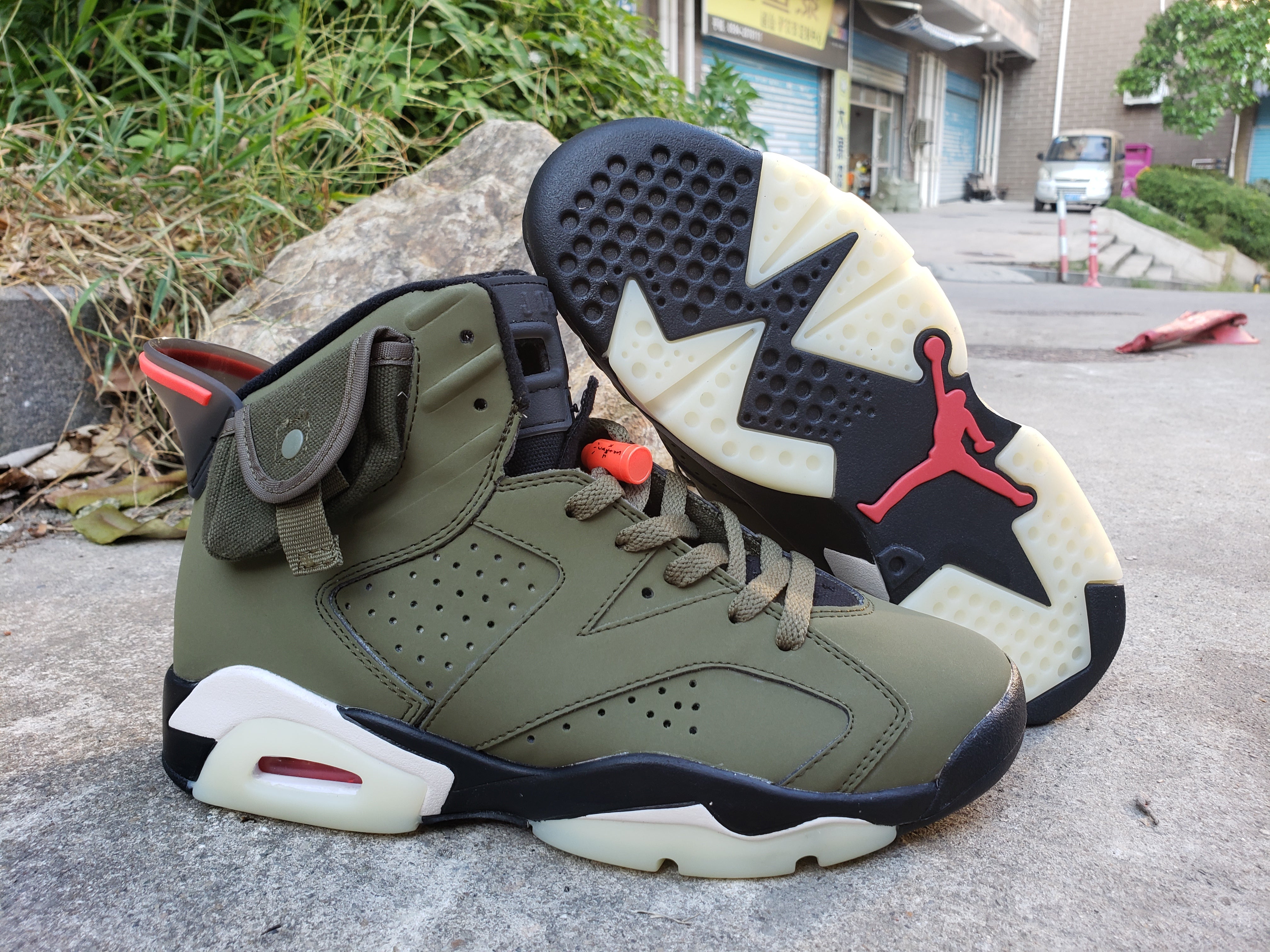 Jordan 6 Retro "Travis Scott - Medium Olive" - Image 2