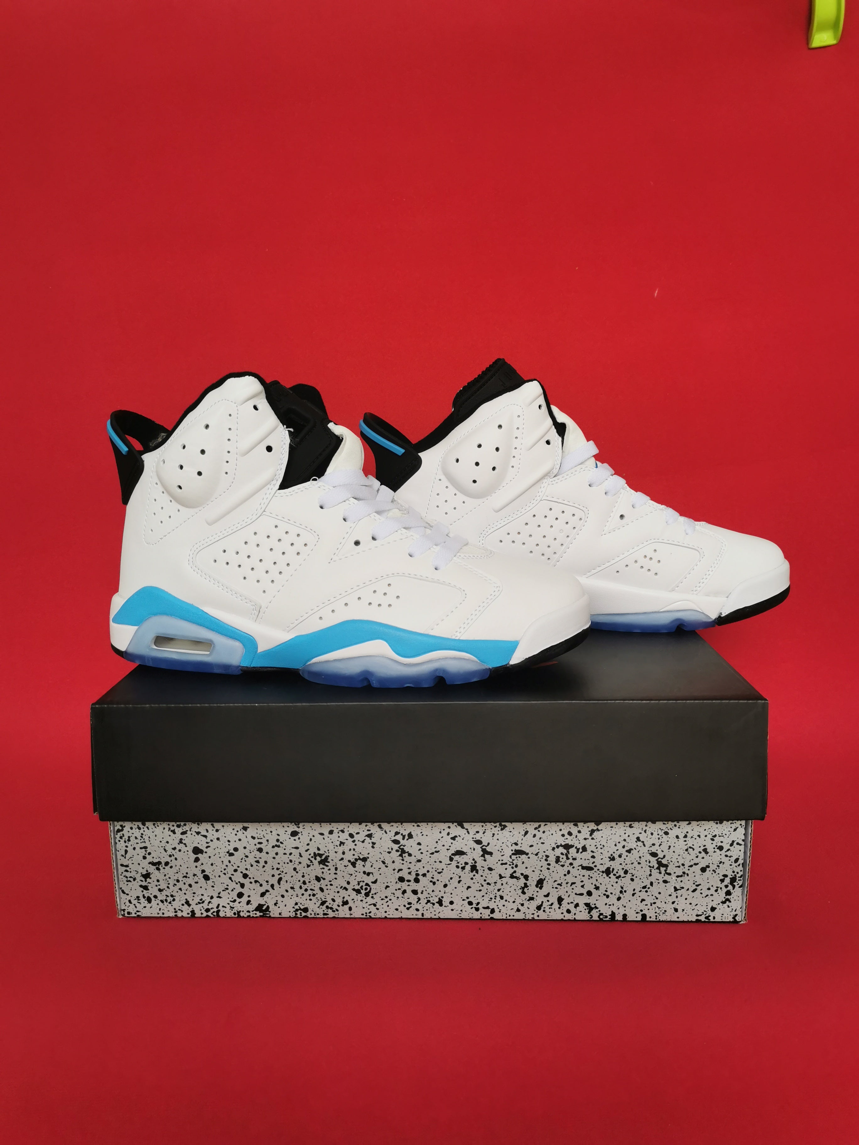 Jordan 6 White and Blue - Image 2