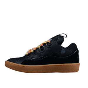Lanvin Black and Gum Sole Sneaker