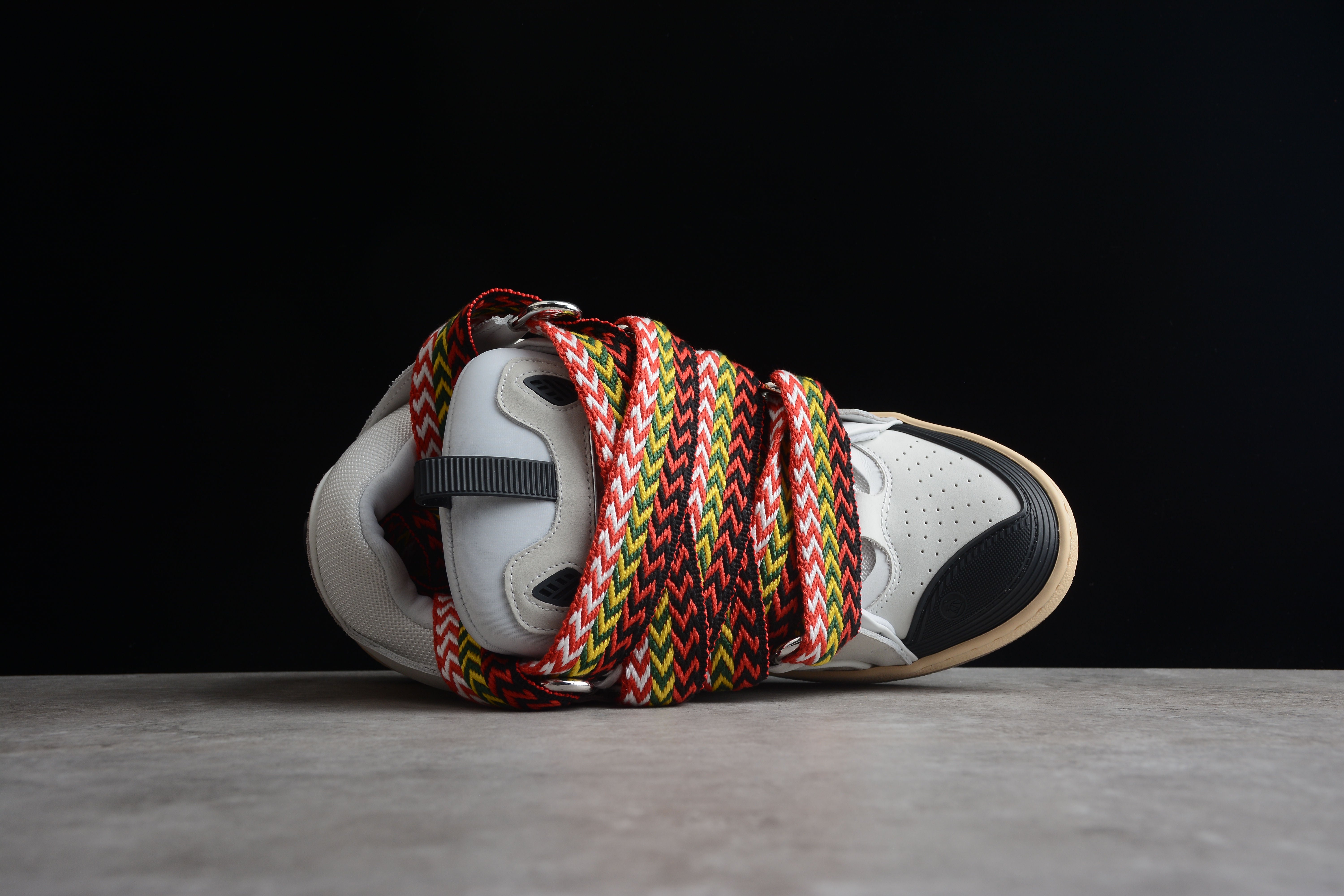 Lanvin Colorful Lace Sneakers - Image 5