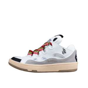 Lanvin White and Grey Sneakers