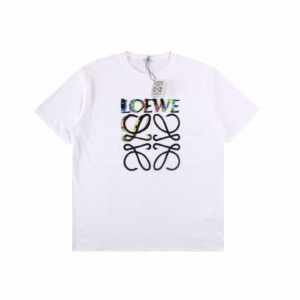 Loewe T-shirt with Colorful Logo