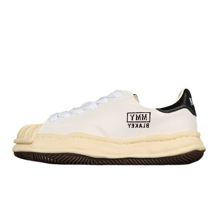 MAISON MIHARA YASUHIRO BLAKEY OG SOLE LEATHER LOW BEIGE WHITE